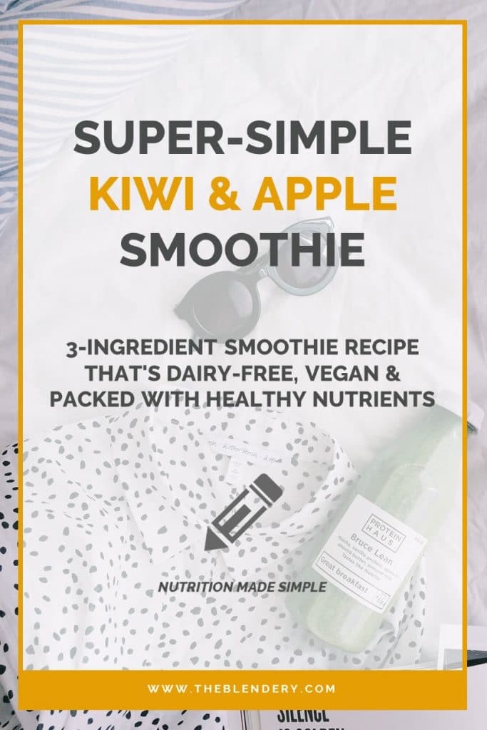 Kiwi Apple Smoothie Recipe Pinterest