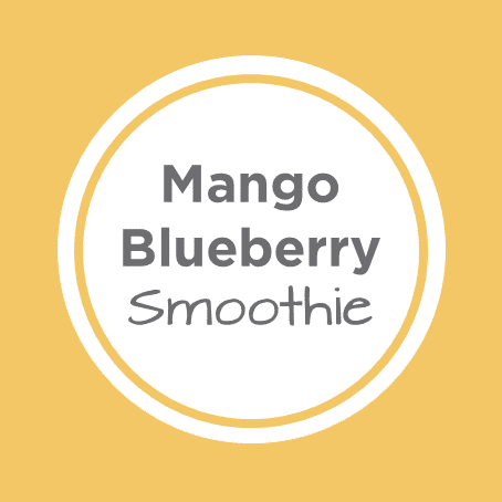 mango blueberry smoothie cover