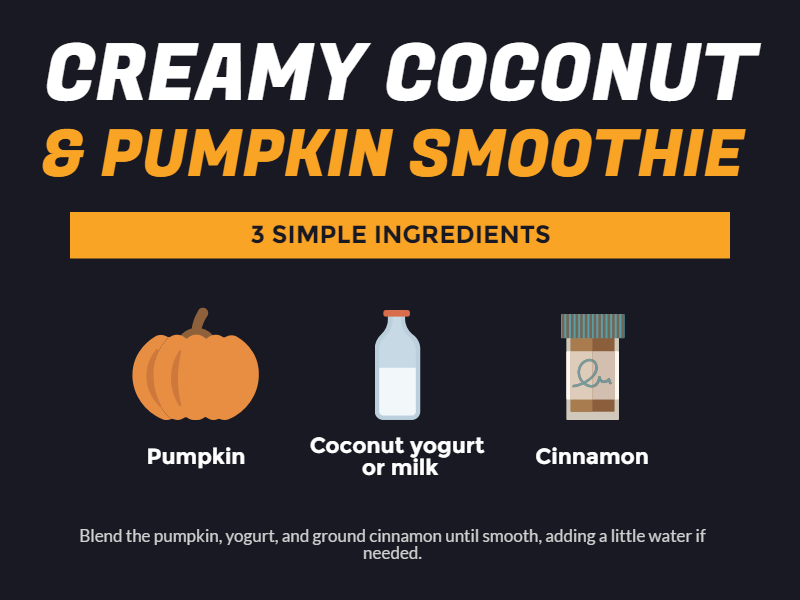 Coconut Pumpkin Smoothie Recipe