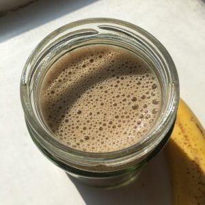 Coffee Banana Protein Smoothie