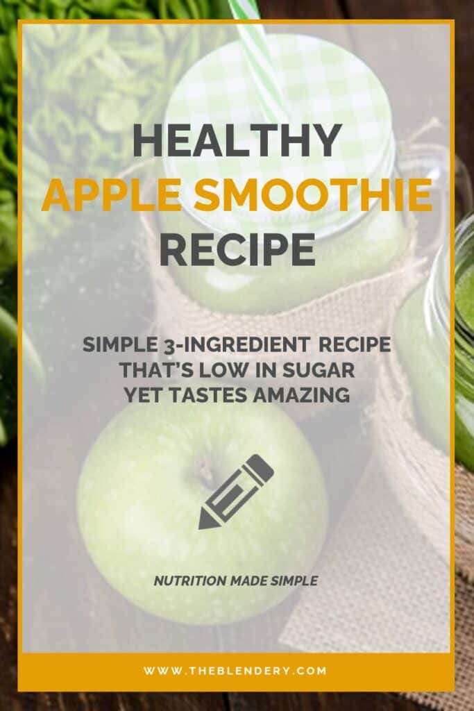 Healthy Sour Green Apple Smoothie Granny Smith