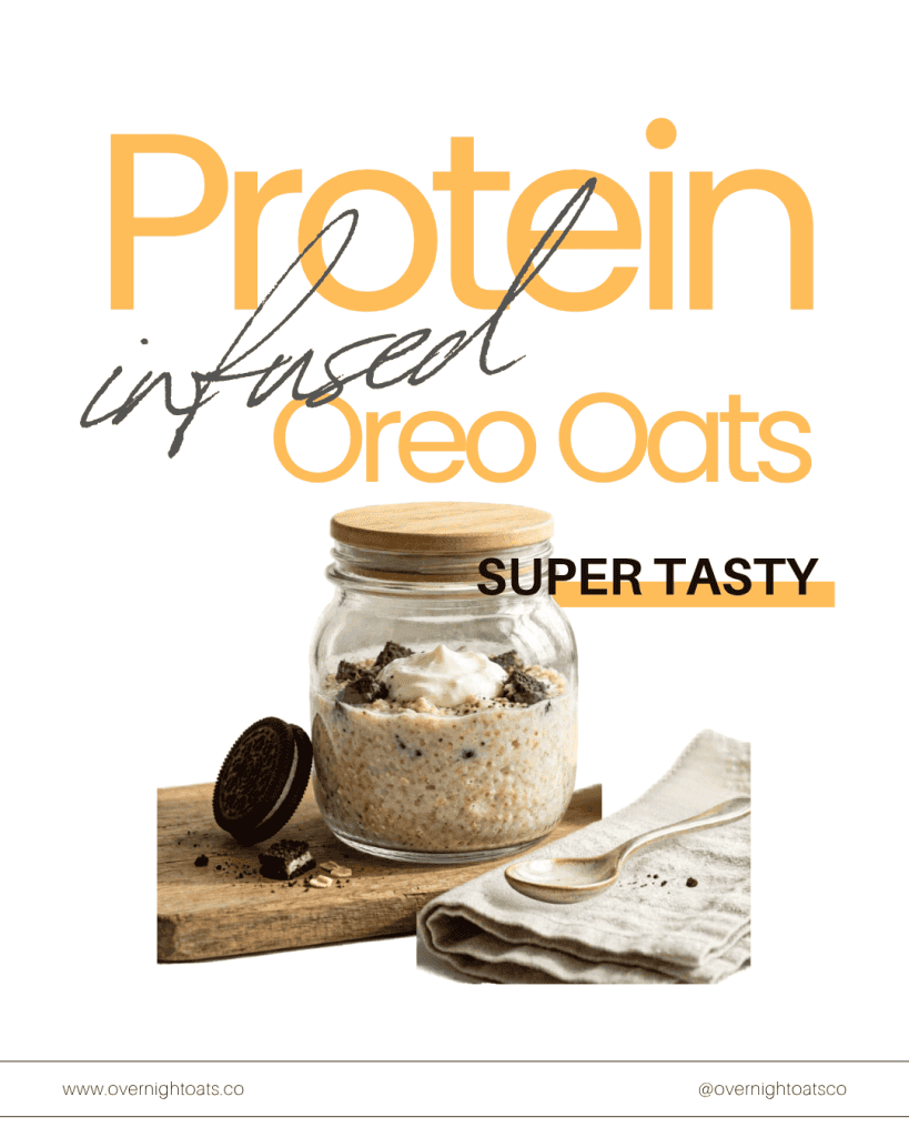 Oreo Overnight Oats With Protein Carousel